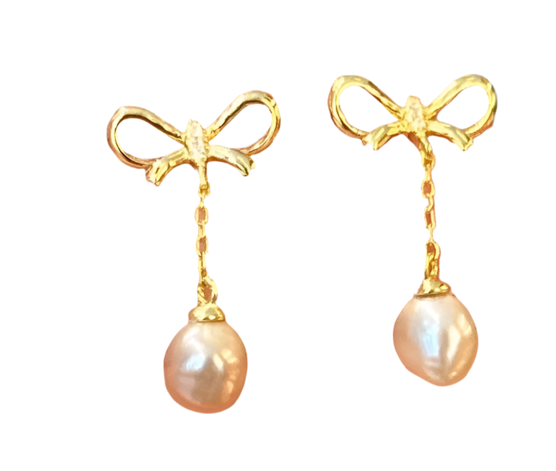 Spring drop earrings