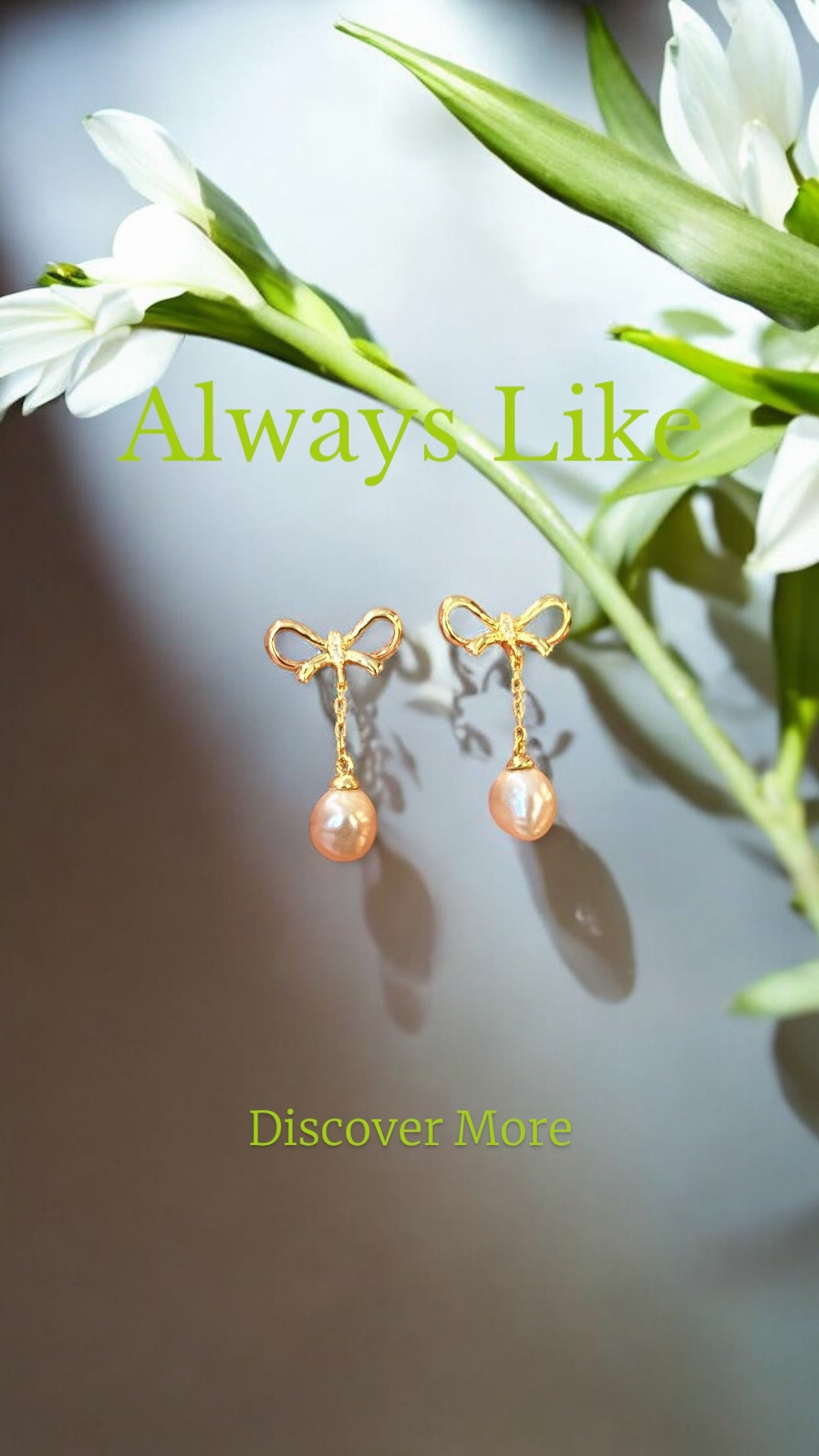 Spring drop earrings