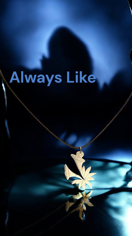 Flower shape pendant
