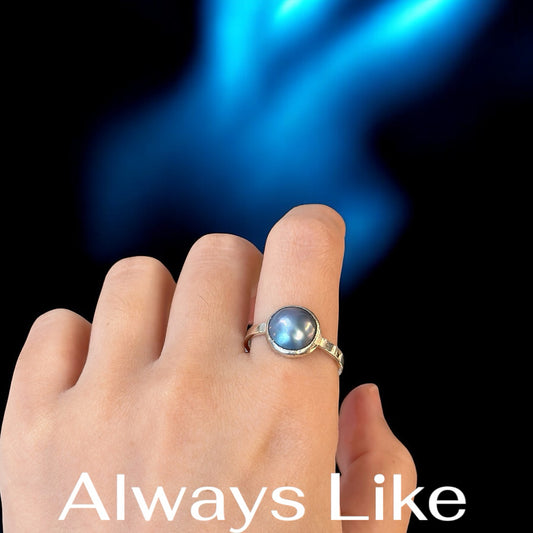 Mabe pearl ring